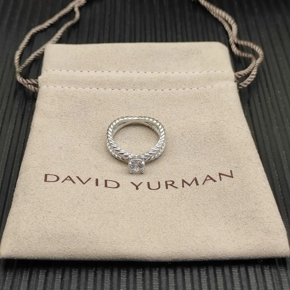 David Yurman interlocking diamond ring